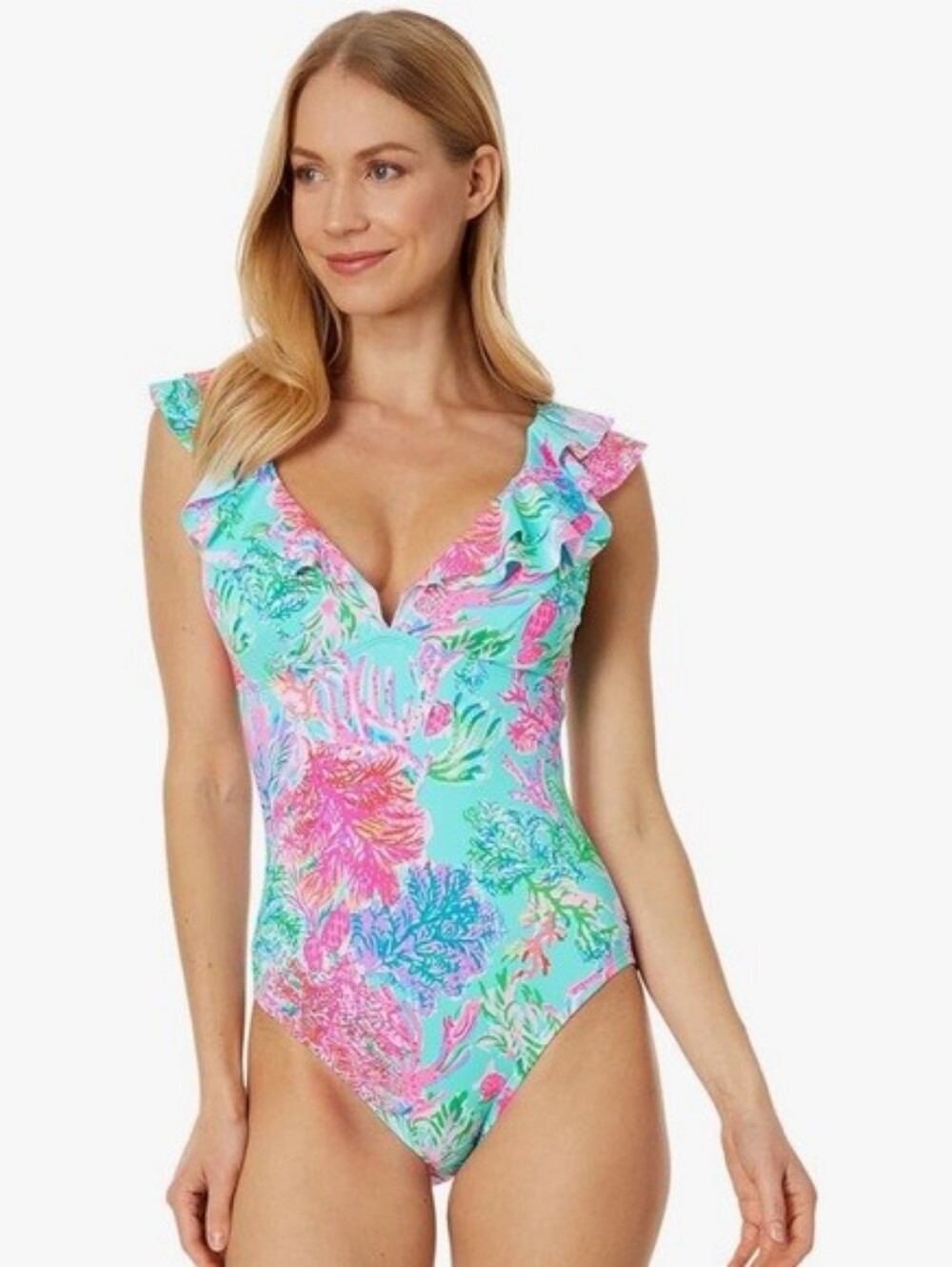 Lilly Pulitzer Huey One Piece Swimsuit Cay To My Heart